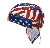 ZANHeadgear Flydanna Wavy American Flag Bandana