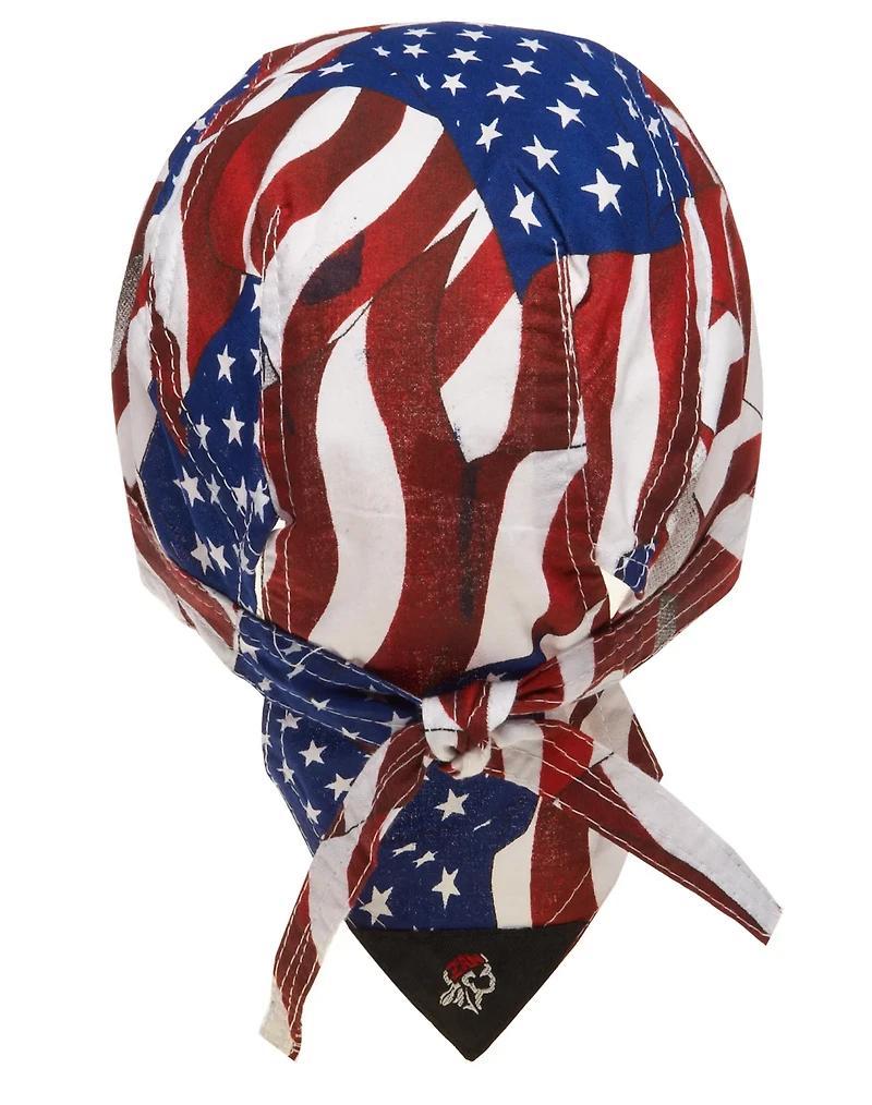 ZANHeadgear Flydanna Wavy American Flag Bandana