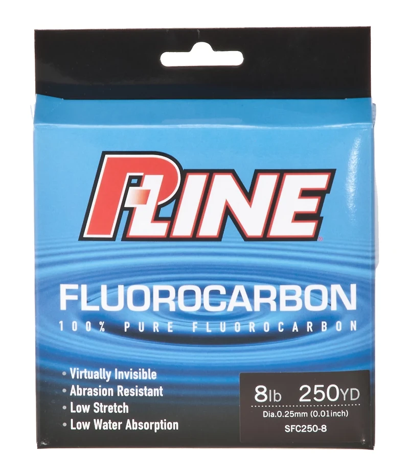 P-Line 8 lb. - 250 yards Fluorocarbon Fishing Line
