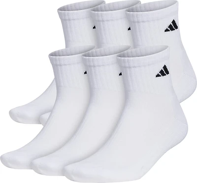 adidas Men's climalite Quarter Socks 6 Pack