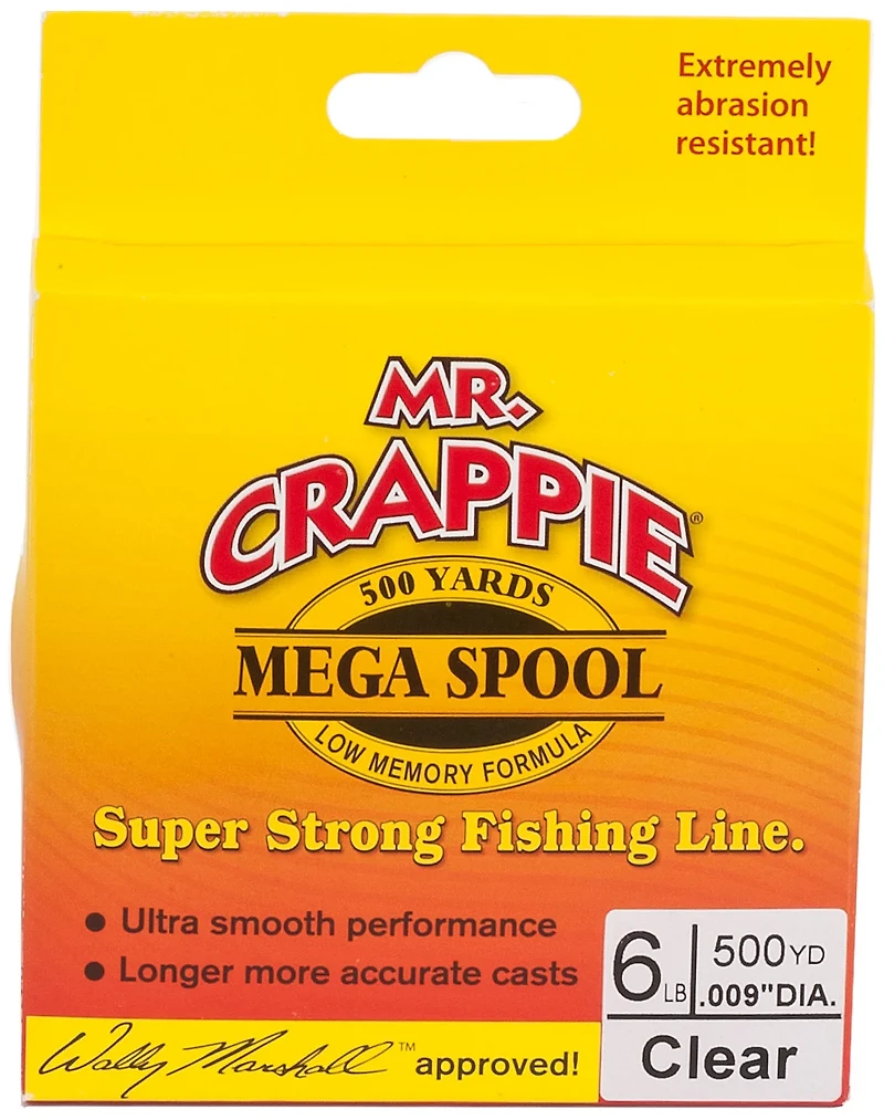 Mr. Crappie® MEGA Filler 6 lb. - 500 yards Monofilament Fishing Line