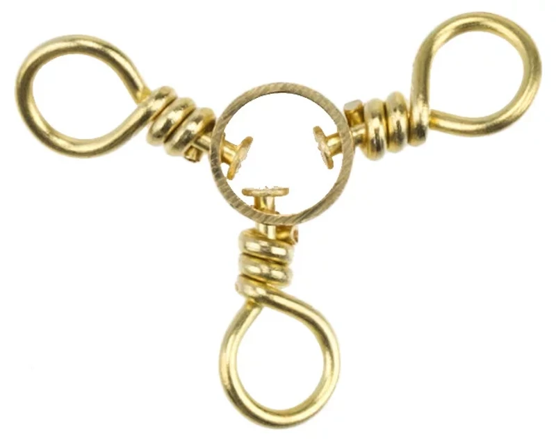 Eagle Claw 3-Way Swivels 12-Pack