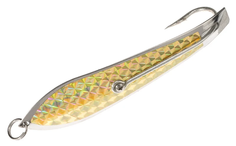 L.B. Huntington Eco 3.5 Silver and Gold 5-1/2 in Spoon Lure