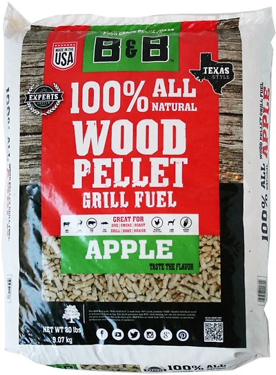 B&B Apple 20 lb. Pellet Grill Fuel