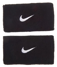 Nike Adults' Swoosh Double-Wide Wristbands