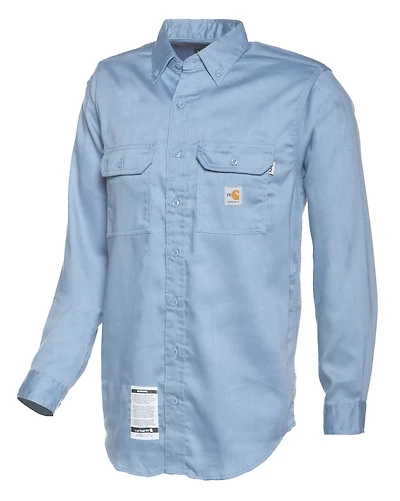 Carhartt Men's Flame-Resistant Work-Dry Lightweight Twill Shirt