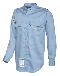 Carhartt Men's Flame-Resistant Work-Dry Lightweight Twill Shirt