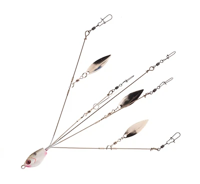 YUM YUMbrella Flash Mob Jr. Willow Blade Baitfish Rig