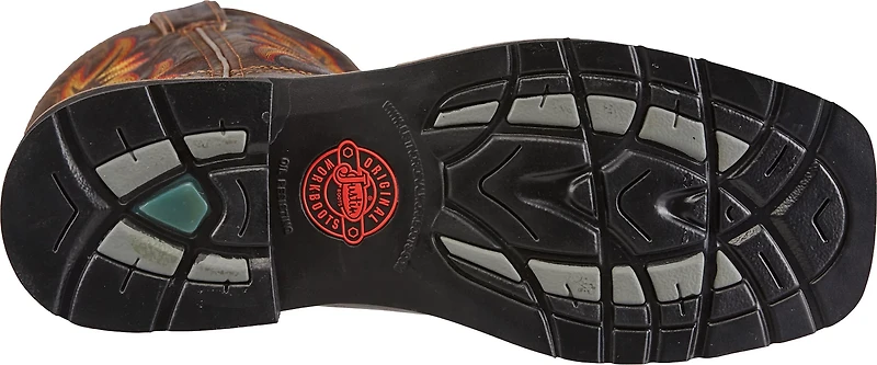 Justin Men's Stampede EH Wellington Leather Work Boots