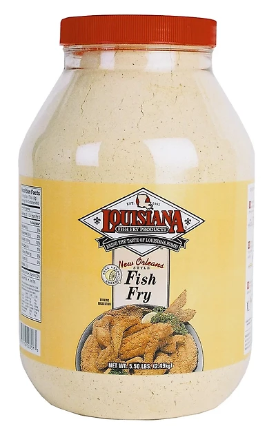 Louisiana Fish Fry Products 1-Gallon New Orleans Style Fish Fry with Lemon