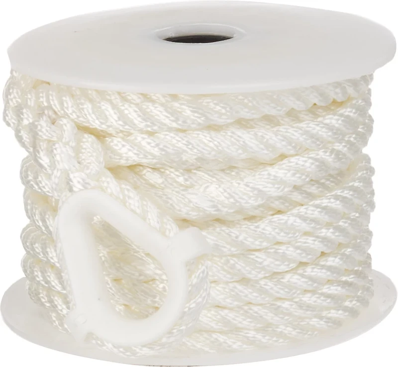 Marine Raider 3/8 in x 50 ft Twisted 3-Strand Anchor Line