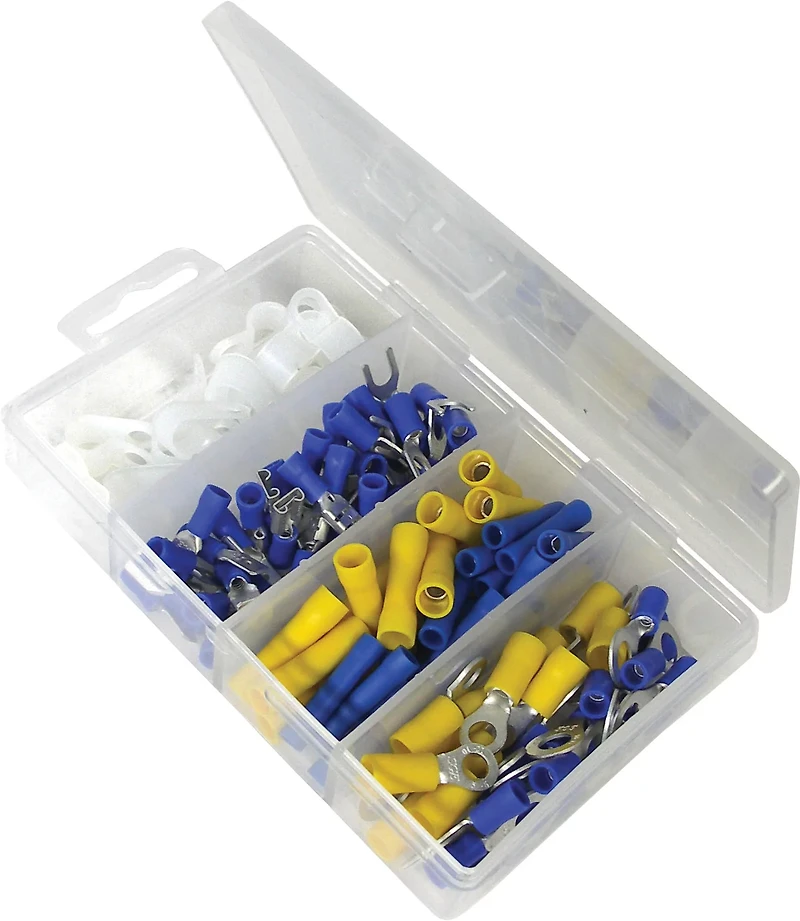 Marine Raider 112-Piece Electrical Terminal Kit with Storage Box