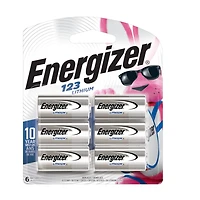 Energizer® CR123 Lithium Batteries 6-Pack