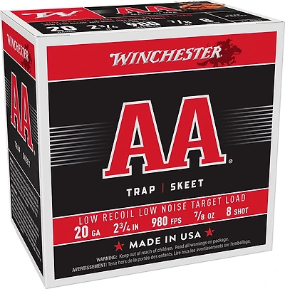 Winchester AA Low Recoil 20 Gauge Shotshells