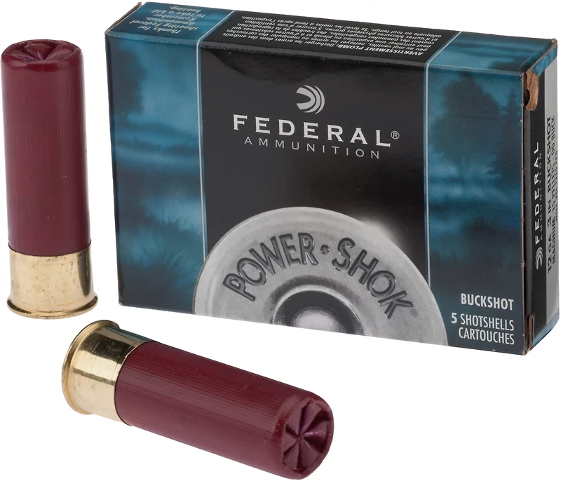 Federal® Power-Shok® 12 Gauge 00 Buckshot Shotshells
