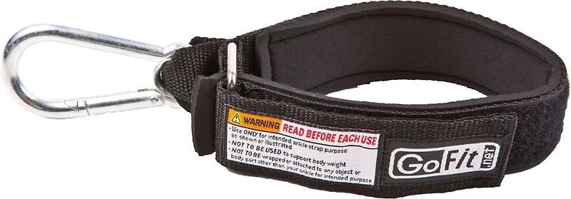 GoFit Tube/Band Ankle Strap with Carabiner