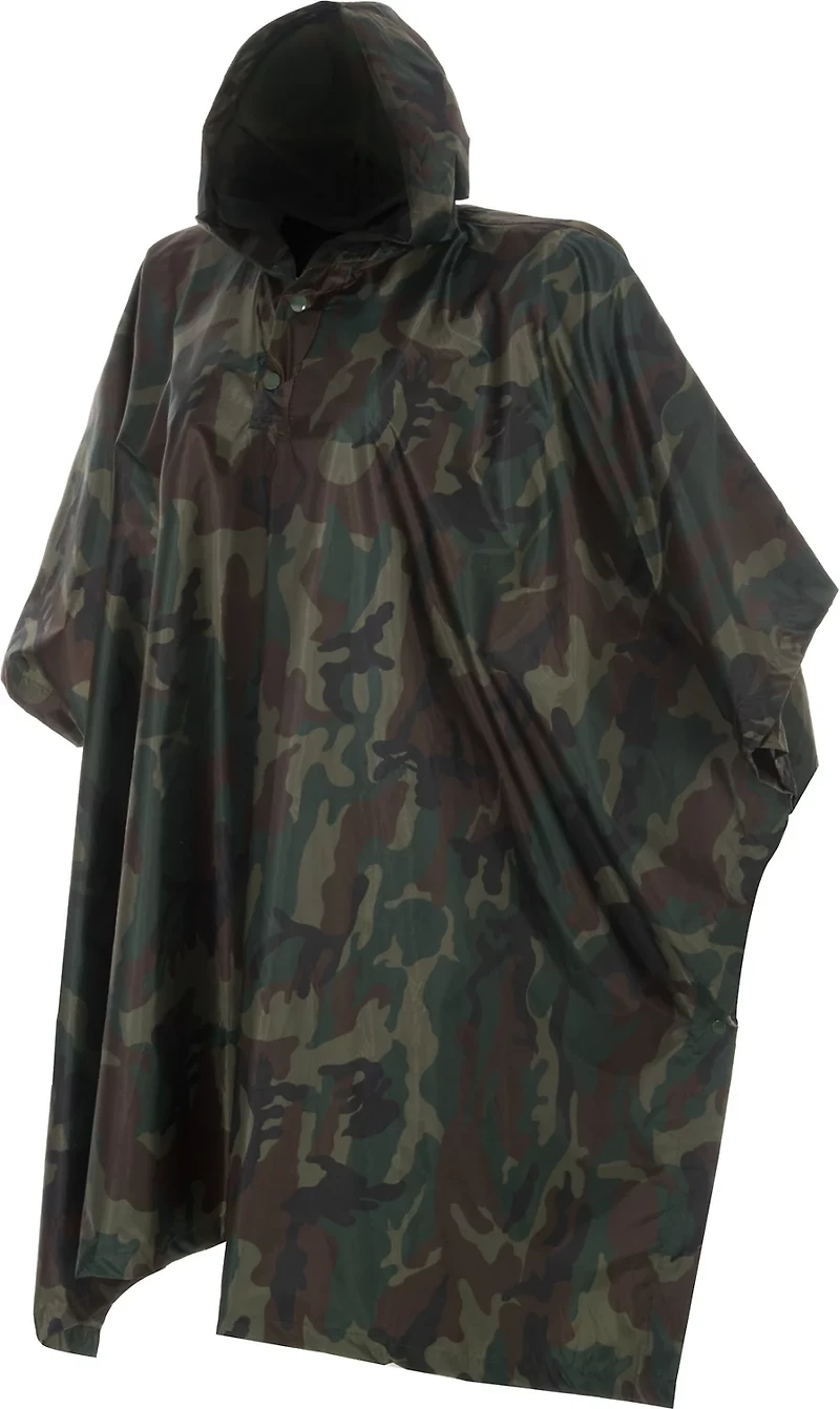 Game Winner Kids' Woodland Camo Poncho