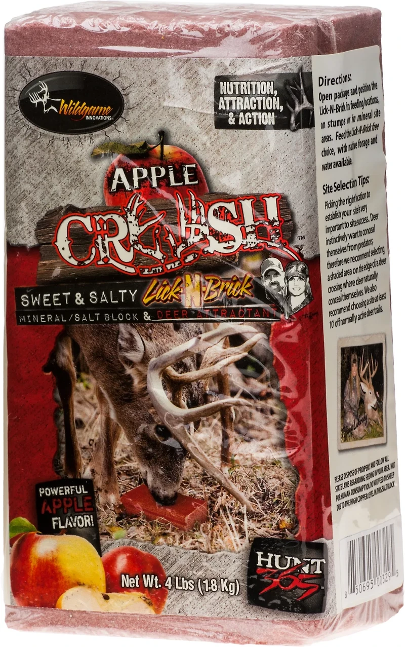 Wildgame Innovations Apple Crush 4 lb. Mineral Salt Block