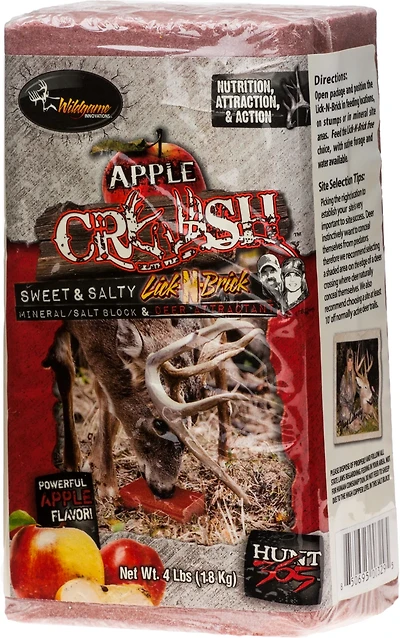 Wildgame Innovations Apple Crush 4 lb. Mineral Salt Block
