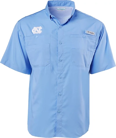 Columbia Sportswear Men's University of North Carolina Tamiami II Short Sleeve Shirt