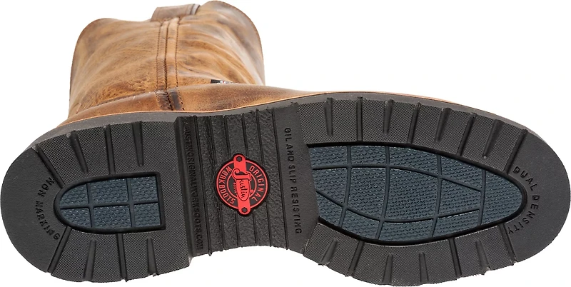 Justin Men's Rugged Gaucho EH Wellington Work Boots