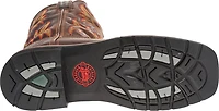 Justin Men's Rugged Cowhide EH Steel Toe Western Wellington Work Boots