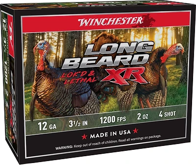 Winchester Long Beard XR 12 Gauge 3.5 inches 4 Shot Shotshells