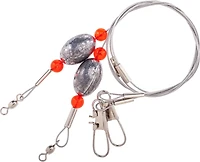 Lazer Sharp 1/2 oz. - 18" Ready Rigs with Egg Sinkers 2-Pack