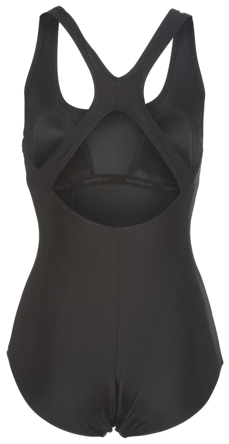 Speedo Women's Illusion Splice Ultraback 1-Piece Swimsuit
