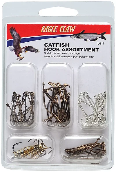 Eagle Claw Assorted Catfish Hooks 67-Pack