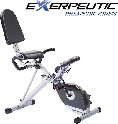 Exerpeutic 400XL Folding Semirecumbent Exercise Bike