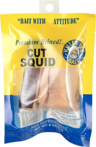 KILLER BEE BAIT 4 oz. Brined Cut Squid