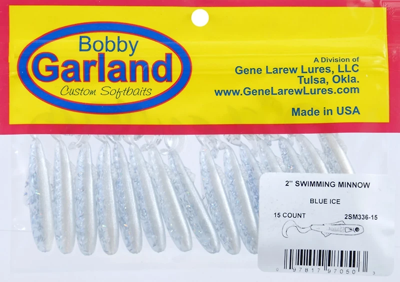 Bobby Garland 2-1/2" Swimming Minnow Panfish Baits 15-Pack