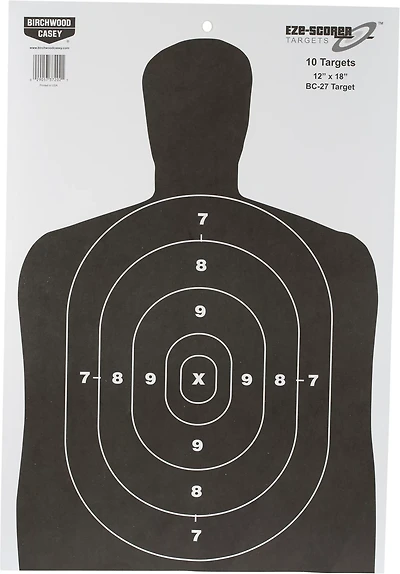 Birchwood Casey Eze-Scorer BC-27 Paper Targets 10-Pack