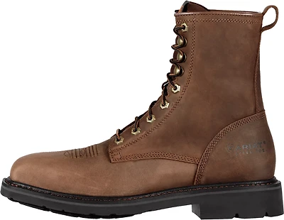 Ariat Men's Cascade 8" Wide Steel Lace Up Work Boots