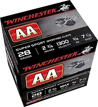 Winchester AA 28 Gauge Super Sport Target Loads - 25 Rounds