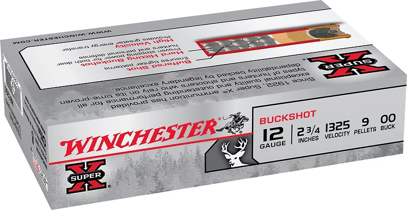 Winchester Super-X Buckshot Load 12 Gauge Shotshells