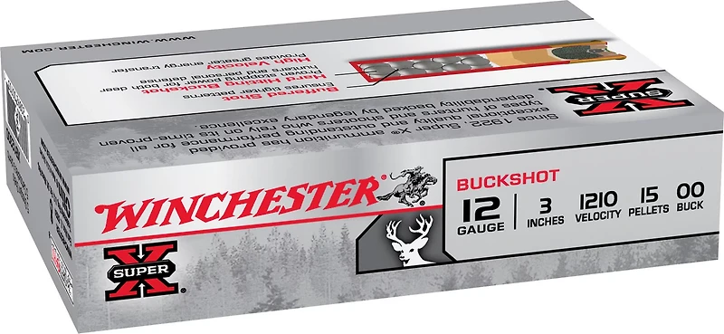 Winchester Super-X Buckshot Load 12 Gauge Shotshells