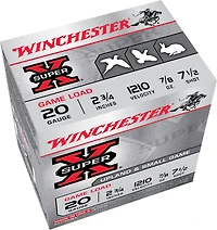 Winchester Super-X Game and Field Loads 20 Gauge Shotshells