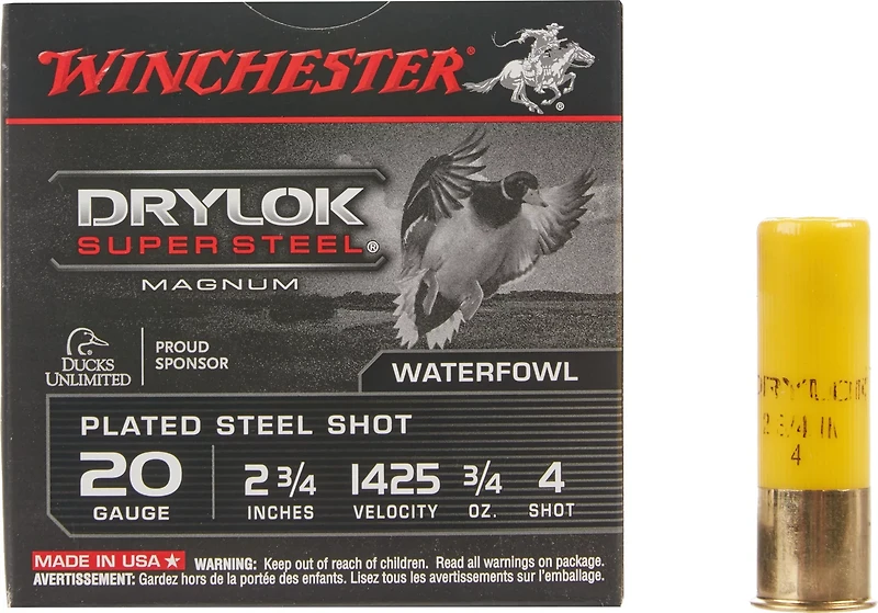 Winchester Super-X Waterfowl Load 20 Gauge Shotshells - 25 Rounds