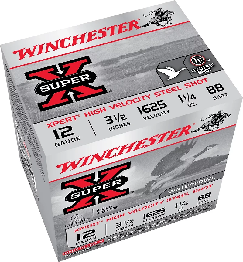 Winchester Xpert® Hi-Velocity Steel 12 Gauge Shotshells - 25 Rounds
