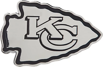 Stockdale Kansas City Chiefs Chrome Metal Freeform Auto Emblem