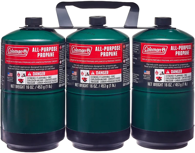 Coleman All-Purpose Propane Single Gas Cylinder 3-Pack