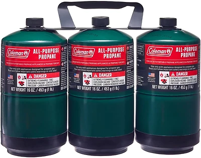 Coleman All-Purpose Propane Single Gas Cylinder 3-Pack