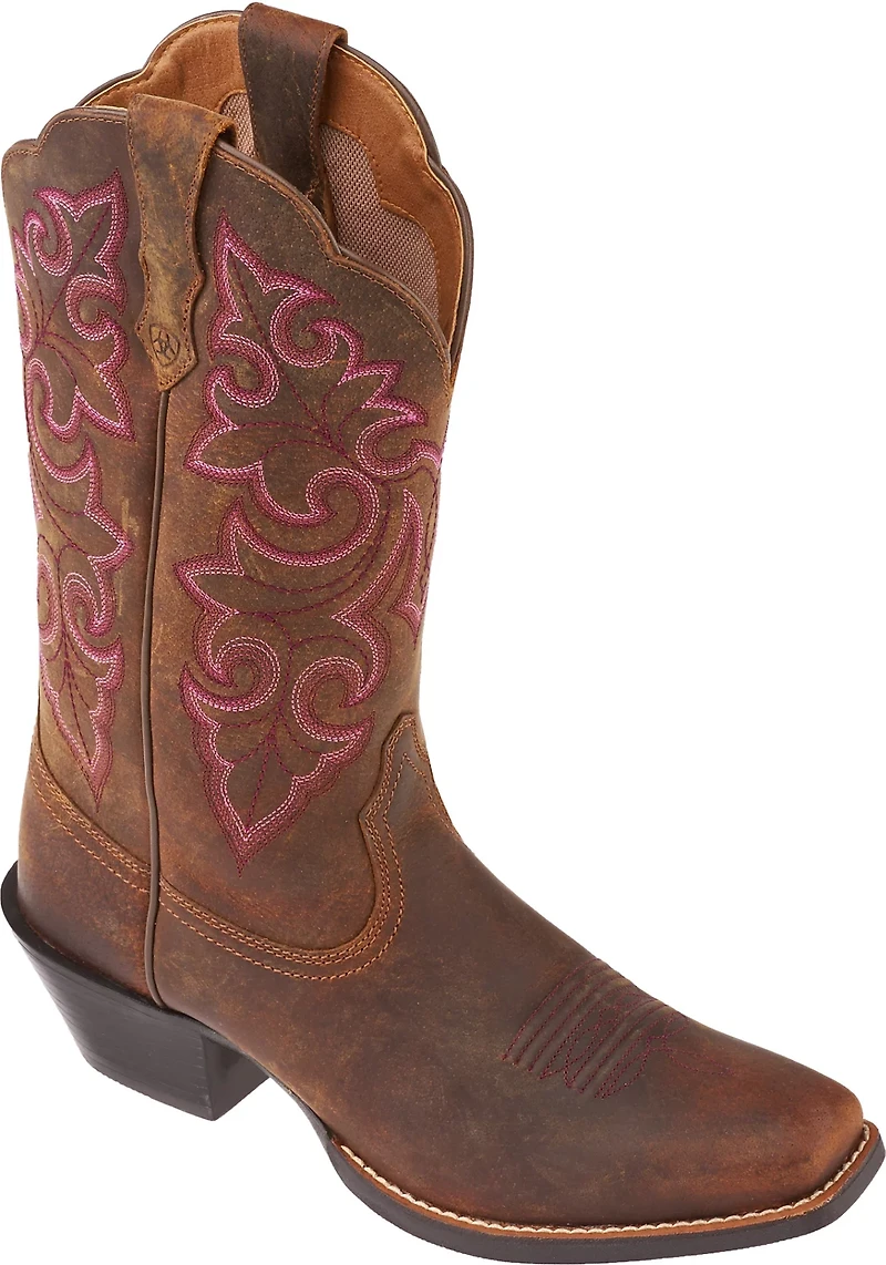 Ariat Women's Round Up Square-Toe Cowboy Boots