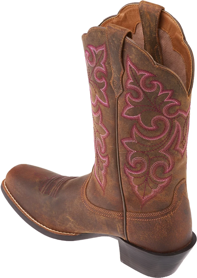 Ariat Women's Round Up Square-Toe Cowboy Boots