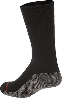 Wolverine Men's Cotton Comfort Steel Toe Boot Socks 6 Pack