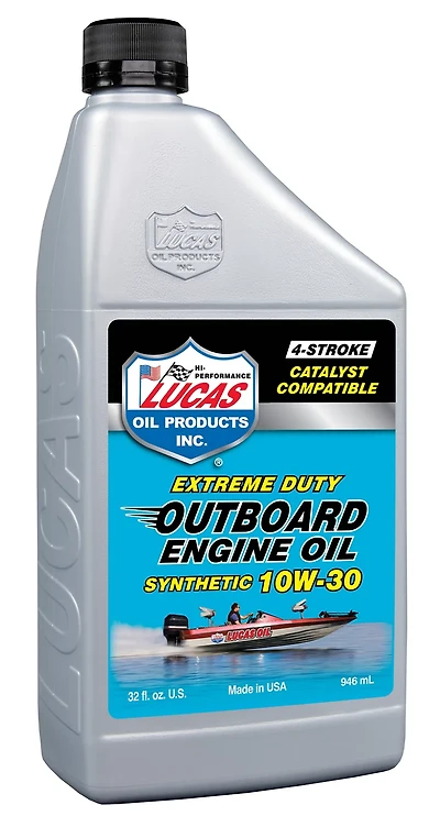 Lucas Oil Synthetic SAE 10W-30 Outboard Engine Oil