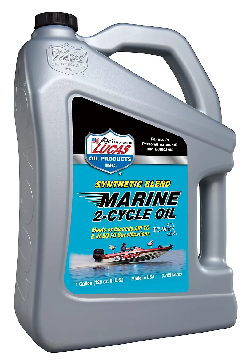 Lucas Oil Synthetic Blend 2-Cycle TC-W3 Marine Oil
