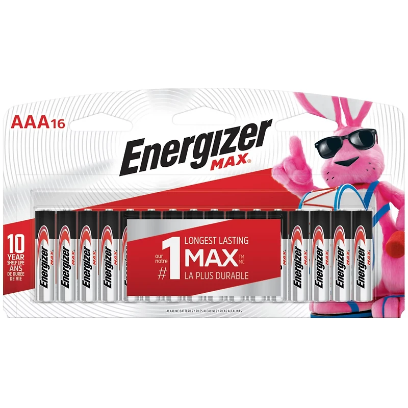 Energizer® MAX® AAA Batteries 16-Pack